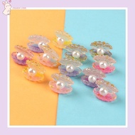 Pearl Seashell Charm, Shimmering Like a Fairy Tale - Charm Lumi