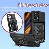 Casing For redmi note 13 pro 5G note13 13pro note13pro 4G 2023 Phone Case Sliding window Armor Ring 