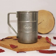 【行山系列】訂製304不鏽鋼磨砂復古戶外露營杯