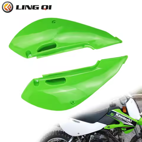 LING QI Motorcycle Rear Left And Right Mudguards Rear Fender Fairing Kit For KLX 110 Dirt Bike Pit B
