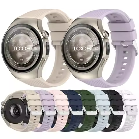 Silicone Strap for Huawei Watch 5 46mm 42mm Band Soft Rubber Wristband for Huawei Watch5 46mm 42mm S