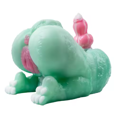GEEBA Fantasy Animal Fox Butt And Dog Dick Butt Design Male Masturbator Medical-Grade Silicone Pocke