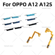 Power On Off Volume Switch Button for OPPO A12S A12 2020 Side Key Flex Cable Cellphone Part