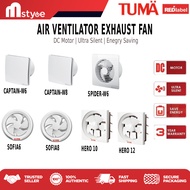 REDLABEL Ventilation Fan Series | BLDC Motor | Ultra Silent & Energy Saving | 6 - 12" Sizes | 3 Year