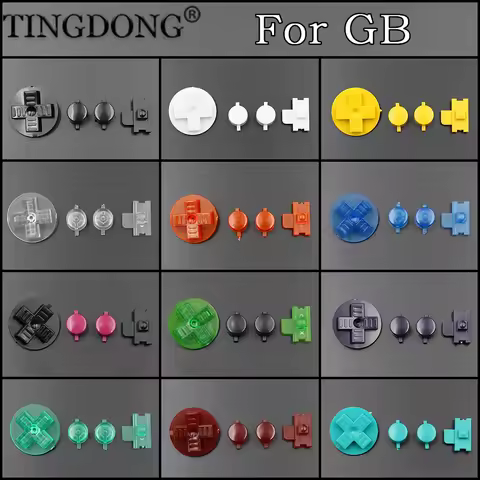 1-10Set Replacement A B D-Pad Direction Keypads Power ON OFF Buttons For Gameboy GB DMG Button