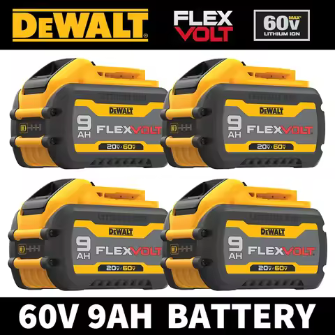 ‍Original Dewalt 60V 9AH Flexvolt Battery, 20V 9.0Ah Battery Charger Combo, DCB609 Power Tool Batter