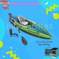 INTEX 68305 PERAHU KARET KAYAK INTEX CHALLENGER K1 INFLATABLE KAYAK SET