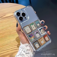Photo Frame Bear Suitable iPhone X XR Phone case XS MAX 7 8 Plus 11Pro 13Pro 11 12 13 14 15 16Plus