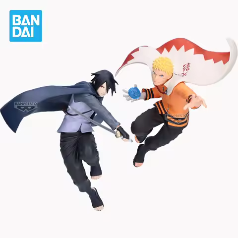 Original Bandai Banpresto Boruto Anime Figurines Vibration Stars Uchiha Sasuke Uzumaki Naruto PVC Fi