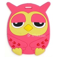 Pink Owl Luggage Tag / Travel Essentials / Christmas Present / Children Day Gift