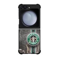 Case Casing Softcase Hardcase Samsung Galaxy Z Flip 5 5G Starbucks Coffee DF519