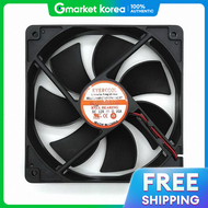 Evercool Ec12025Sl12B-2P (120mm / 25t / 2B / 2P) Fan Cooler