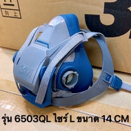 ⚡สินค้าพร้อมส่ง⚡Made in USA. 3M™6501QL 6502QL 6503QLไซร์ S M L หน้ากากป้องกันสารเคมี ฝุ่นละออง (วัส