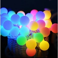 Lampu Tumblr Bola Anggur Mini 7 Meter 42 LED Lampu Hias Bulat Dekorasi Bucket Gift Box Bunga Balon F