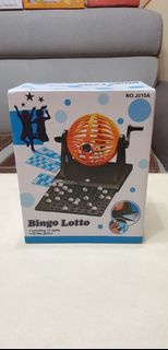 親子闔家遊戲 Bingo Lotto 賓果樂透搖獎遊戲機 全新品