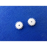 POM Spindle Gear 1 Set 2 Plastic Gears 1 Module 15 Teeth 3mm D-Hole Can Be Connected To N20 Motor St