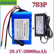 New preferred lithium-ion battery model 7S3P 18650 24V, 20Ah, 20000mAh, paired with original charger