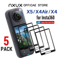 1-5pcs Soft Film For Insta360 X4Air X5 X4 Screen Protector Insta360X4 Air X5 X4 Anti-scratch Full