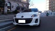 中古車 2013 MAZDA 3 五門 掀背 房車 白色 跑五萬多公哩 專賣 一手 自用 轎車 房車