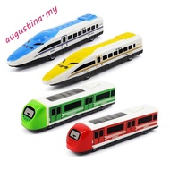 AUGUSTINA Pull Back Train, Miniature Colorful Train Simulation Model, Kids Gift Educational High-spe