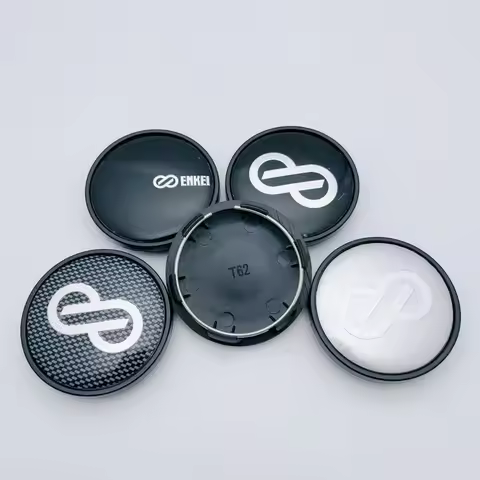 4PCS/Lot 62MM 8 Colors Car Wheel Center Caps for Racing ENKEI Wheel Emblem Logo Car Styling Accessor