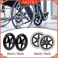 [ 2x Wheelchair Replacement Wheels Replaces Solid Tire for Wheelchair Walkers