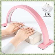 (DXCP) Half Moon Nail Desk Lamp Beauty Salon Work Fill Light 3 Color Temperature 2700k-6500k for Nai