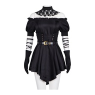 Grok Anime Virtual Girlfriend Cos Dress Ani Gothic Black Skirt Cosplay Game Play Costume