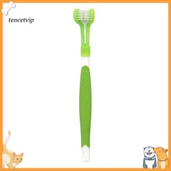 Vip Pet Toothbrush Three Sided Multi-angle Cleaning Plastic Dog Soft Bristle Toothbrush for Oral Car