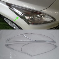 premium-Exterior Car Accessories ABS Plastic Chromium Headlight Cover for PEUGEOT 3008 2013