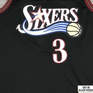 Philadelphia 76ers 3 Allen Iverson embroidery basketball  jersey