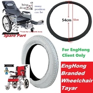 EngHong Wheelchair Tire, Wheelchair Tyre (1pc) Tayar Kerusi Roda 轮胎而已