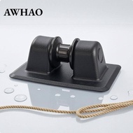 [AWHAO] Inflatable Boat Anchor Roller Drill Installation Boat Anchor Line Black