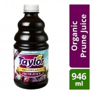 [Hoàn Tiền 15%]Nước ép mận hữu cơ Taylor Organic Prune Juice 946ml