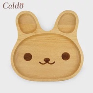 【Caldo卡朵生活】好心情兔兔造型櫸木餐盤 大眼睛