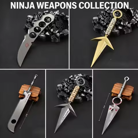 Naruto Namikaze Minato prop Rotatable Art of Flying Thunder God Kunai Metal Craft Model Turn Ninja C