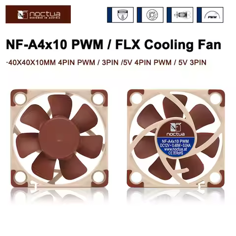 Noctua NF-A4x10 40mm Computer Case Fan 5V 12V PWM SSO Magnetically Stabilized Bearing Quiet CPU Cool