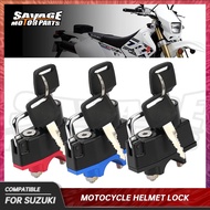 For Suzuki DRZ400 E/S/SM 2022 Helmet Lock DR-Z 400E 400S 400SM 125L 250 Motorcycle Anti-theft Lock L
