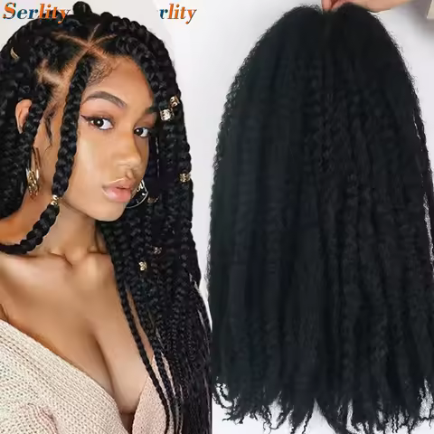 1-3 Packs Ombre Marley Twist Braiding Hair 1B 27 30 33 4 350 613 Grey Burgundy Red Colors Kanekalon 