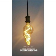 L171ak luxury edison bulb led 4w decorative large glass filament