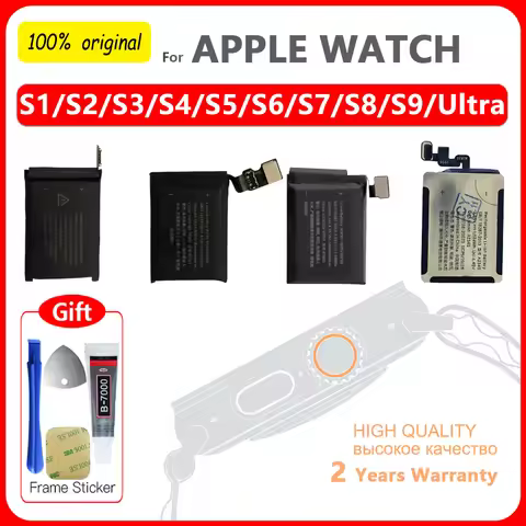 Replacement Battery For Apple Watch Series SE 1 2 3 4 5 6 7 8 Bateria IWatch S1 S2 S3 GPS LTE S4 S5 