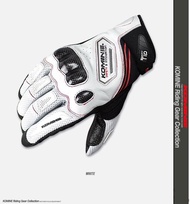 Gk167 Carbon Leather Racing Glove Motorcycle Gloves Ride Bike Driving Bicycle Cycling Motorbike Spor