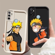 HITAM PUTIH D-61 Naruto Case Black White Casing for Realme 7i C17 OPPO A53S A33 A53