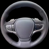 DIY Artificial leather Suede Carbon Fiber Customized Hand-stitched Car Steering Wheel Cover For Lexu