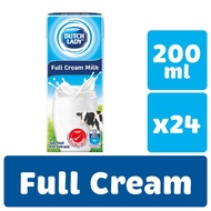 Dutch Lady Purefarm Uht Milk - Full Cream (200ml x 24)