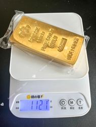 1:1ทองคำปลอมแบบดั้งเดิมแท่ง P1kilo/1000g/1KG 24K หุ้มทองแท่งทองคำแท่งจำลองเครื่องประดับสวิส