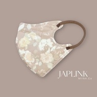 【標準】JAPLINK HEPA 高科技水駐極 立體醫療口罩- 落花緩緩