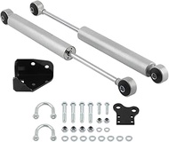 Dual Steering Stabilizer Compatible for Jeep Wrangler YJ 4WD 1987-1995 Fit 4-6.5in