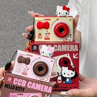 Sanrio Hello Kitty Camera 9600W Hd Pixel Mini Portable Child Built-In Game Music 4K HD ccd camera Gi