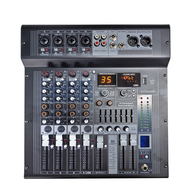 BOMGE NX4/6/ 4-6 แชนเนลมิกเซอร์พร้อมแอมพลิฟายเออร์ 750W ในตัว EQ USB อีควอไลเซอร์มิกเซอร์